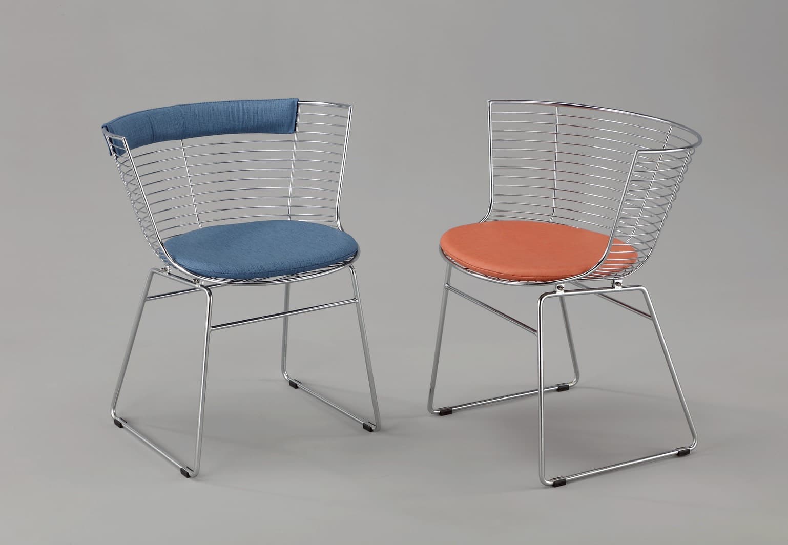 Blue Island Chair presented in a bright interior